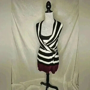 White House Black market sleeveless mini dress size small